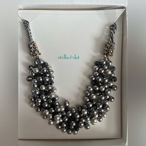 Stella & Dot Isadora Pearl Bib Necklace